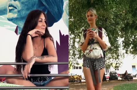 Развратница Lika Star соблазняет соседа по хостелу